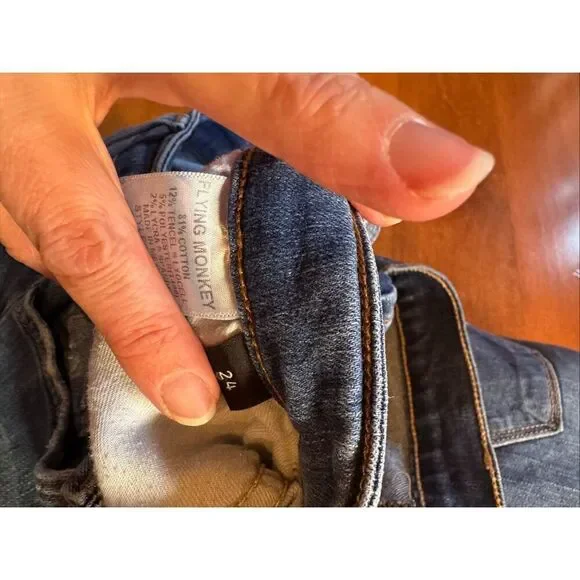 Woman’s flying monkey jeans bundle waist size 24 - Picture 5 of 6